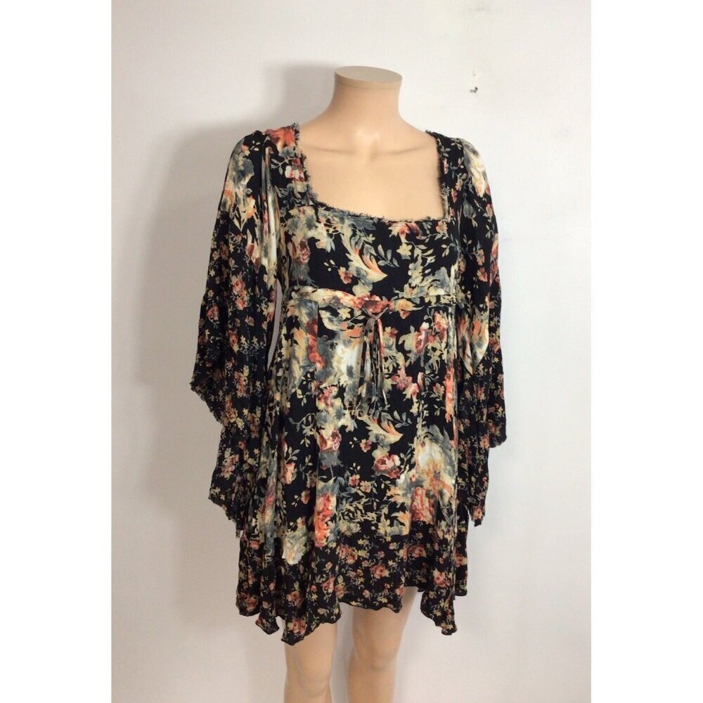 Free People Boho Floral Dress Womens XS